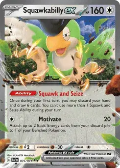 Squawkabilly ex Paldean Fates