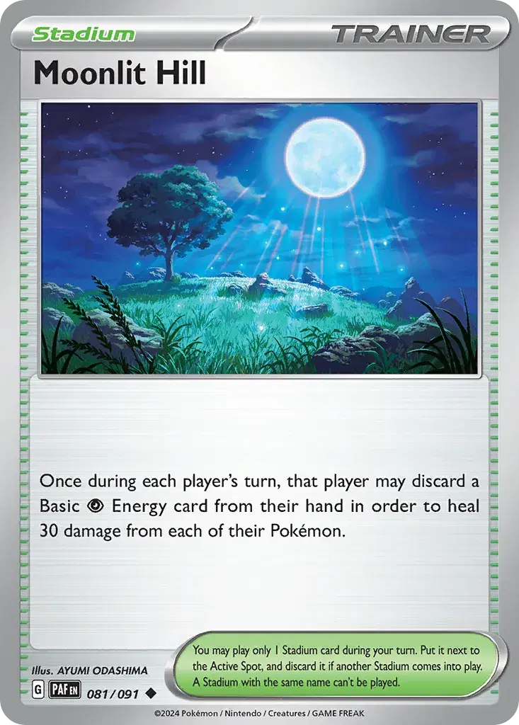 Moonlit Hill Paldean Fates 81