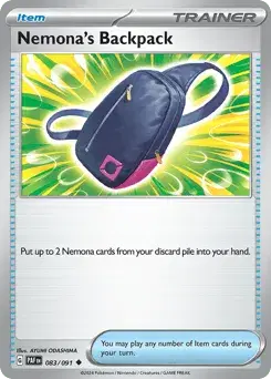 Nemona's Backpack Paldean Fates