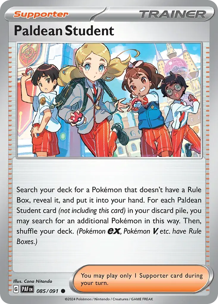 Paldean Student Paldean Fates 85