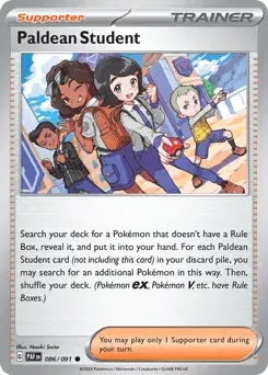 Paldean Student Paldean Fates