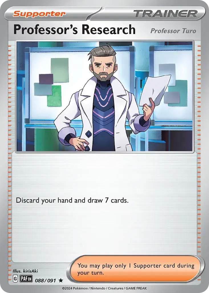 Professor's Research Paldean Fates 88