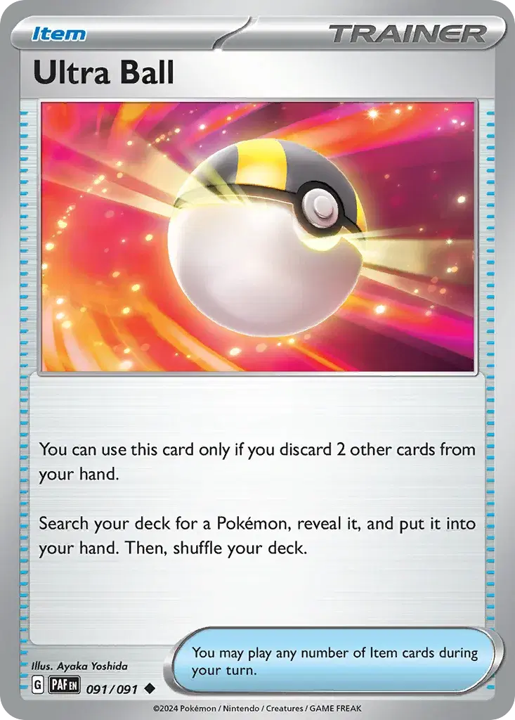 Ultra Ball Paldean Fates 91