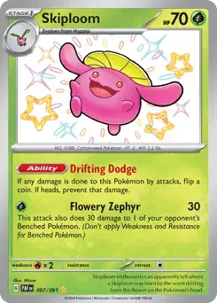 Skiploom Paldean Fates