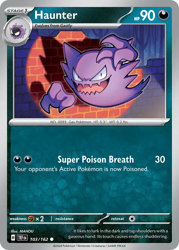 Haunter Temporal Forces 103