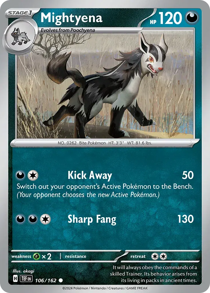 Mightyena Temporal Forces 106