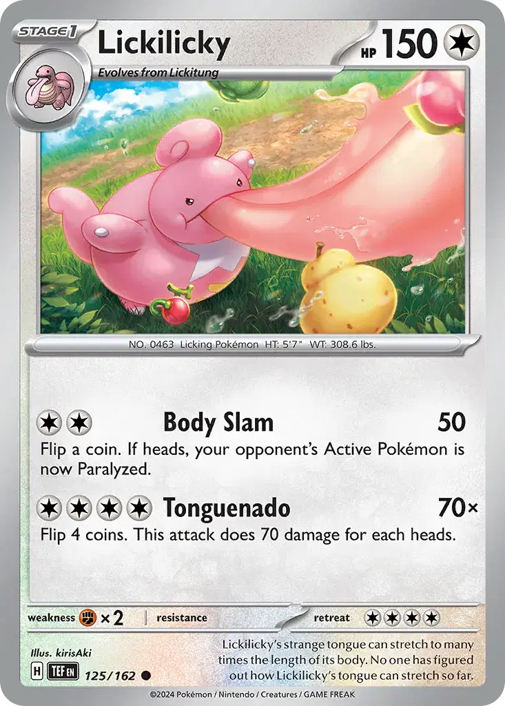 Lickilicky Temporal Forces 125