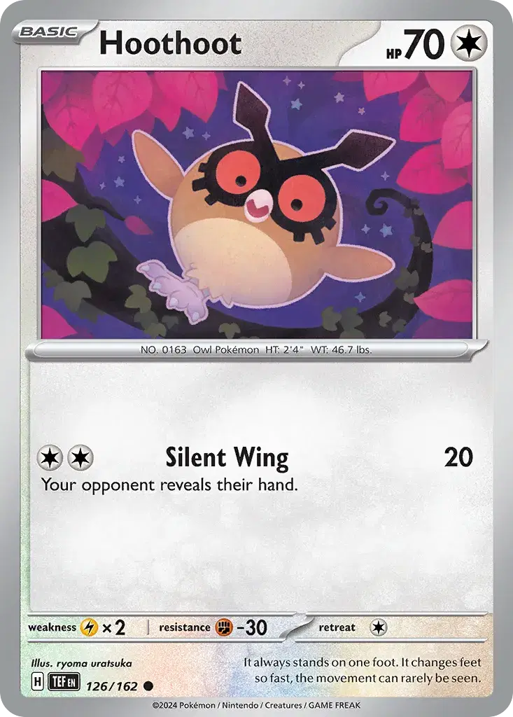 Hoothoot Temporal Forces 126