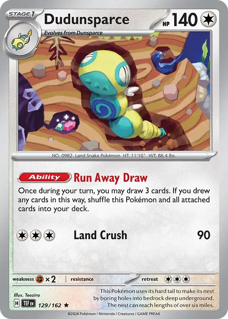Dudunsparce Temporal Forces 129