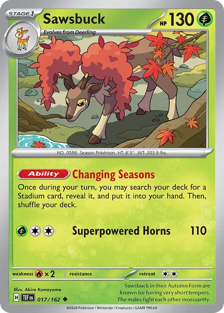 Sawsbuck Temporal Forces 17