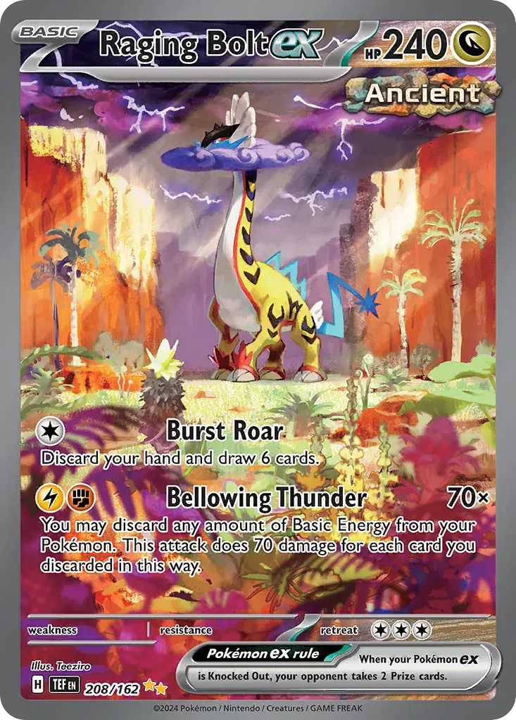 Raging Bolt ex Temporal Forces 208
