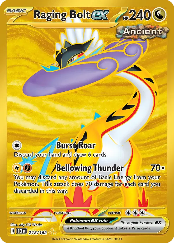 Raging Bolt ex Temporal Forces 218