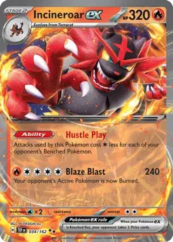 Incineroar ex Temporal Forces