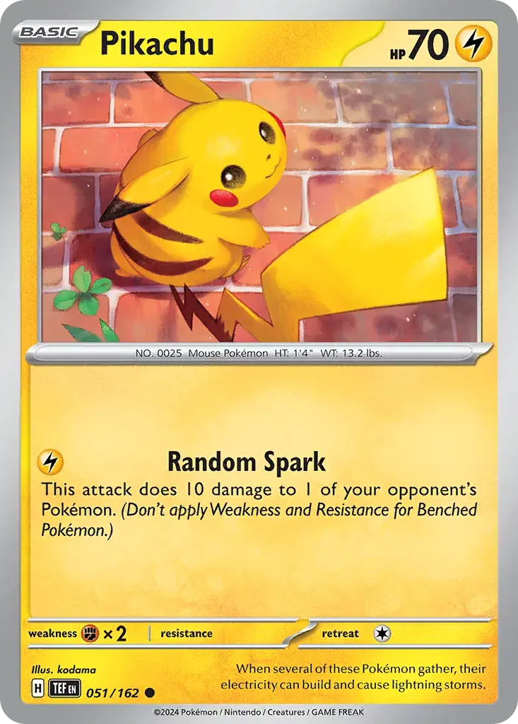 Pikachu Temporal Forces 51