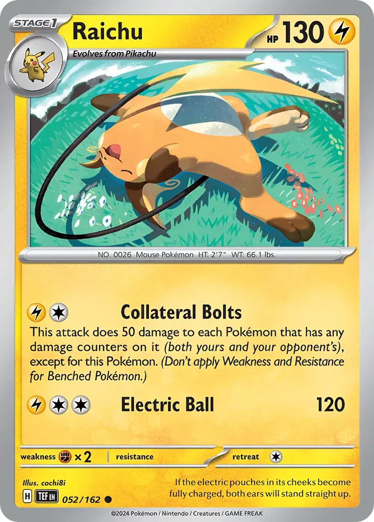 Raichu Temporal Forces 52