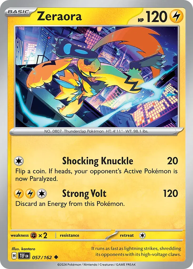 Zeraora Temporal Forces 57