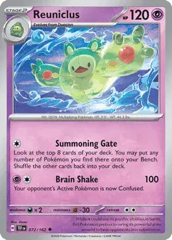 Reuniclus Temporal Forces