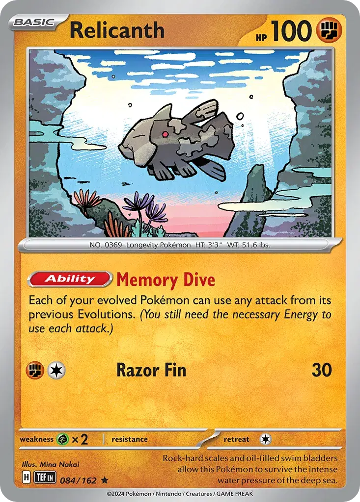 Relicanth Temporal Forces 84