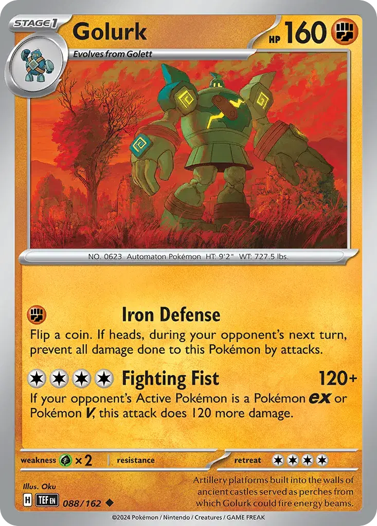 Golurk Temporal Forces 88