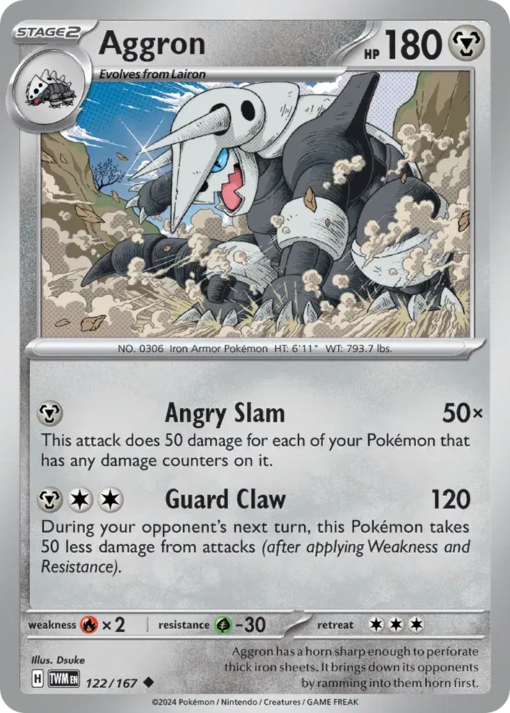 Aggron Twilight Masquerade 122