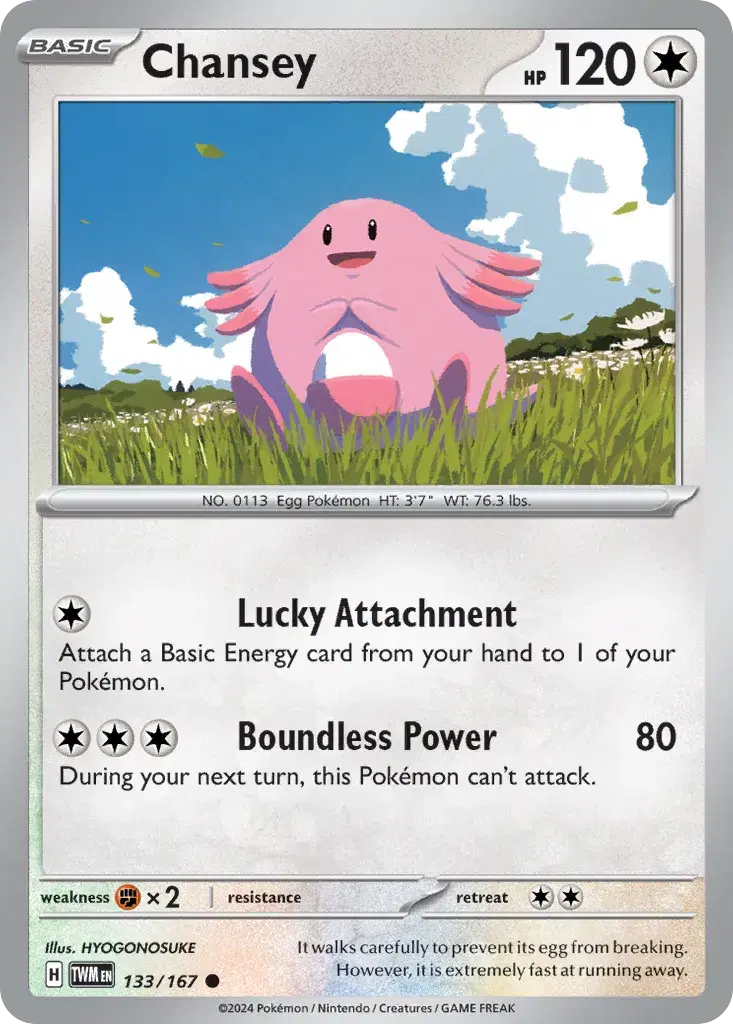 Chansey Twilight Masquerade 133