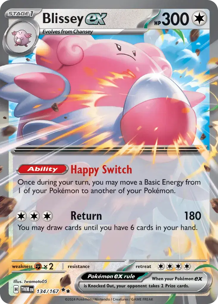 Blissey ex Twilight Masquerade 134