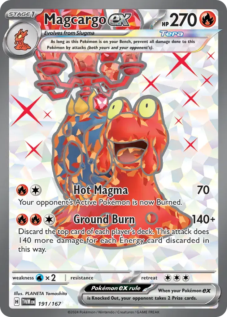 Magcargo ex Twilight Masquerade 191