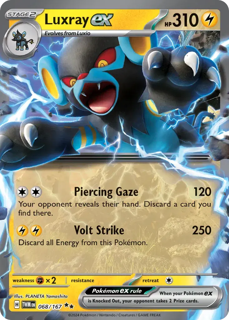 Luxray ex Twilight Masquerade 68