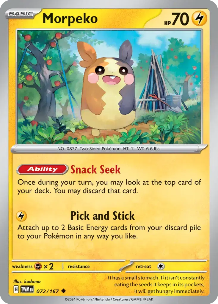 Morpeko Twilight Masquerade 72