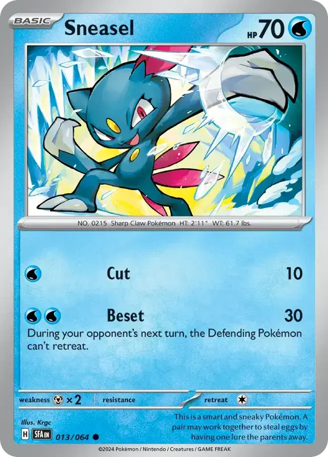 Sneasel Shrouded Fable 13