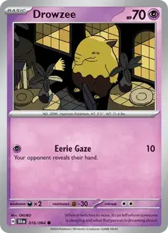 Drowzee Shrouded Fable