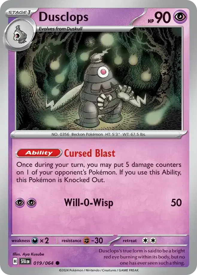 Dusclops Shrouded Fable 19