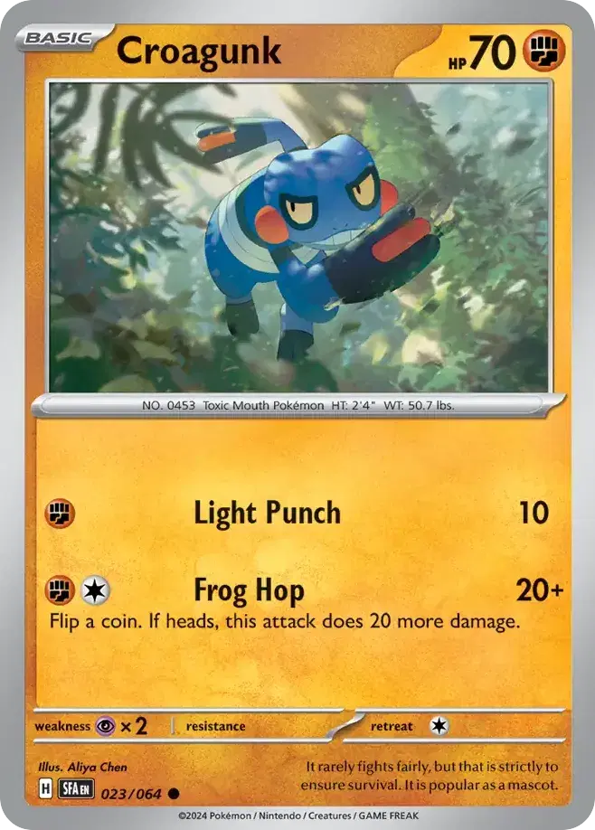 Croagunk Shrouded Fable 23
