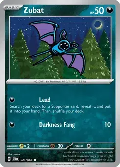 Zubat Shrouded Fable