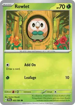 Rowlet Shrouded Fable
