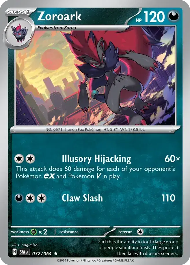 Zoroark Shrouded Fable 32