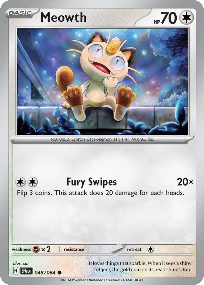 Meowth Shrouded Fable 48