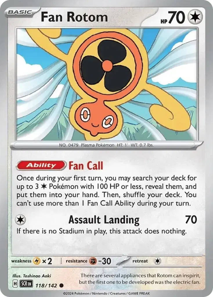 Fan Rotom Stellar Crown 118