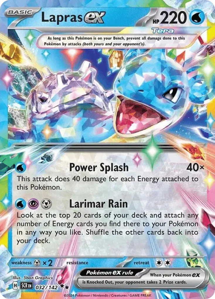 Lapras ex Stellar Crown 32
