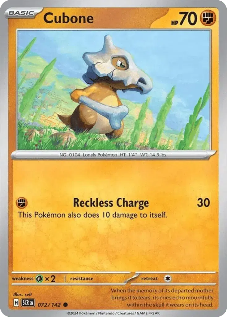 Cubone Stellar Crown 72