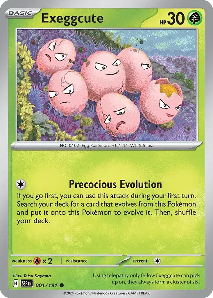 Exeggcute Surging Sparks 1