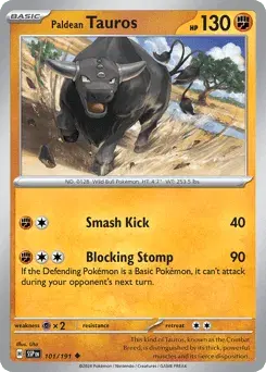 Paldean Tauros Surging Sparks