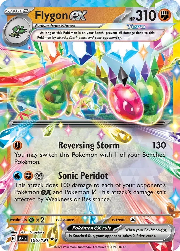 Flygon ex Surging Sparks 106
