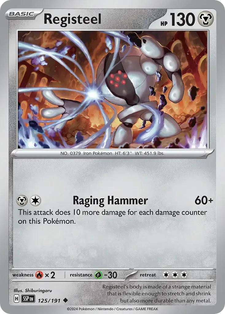 Registeel Surging Sparks 125