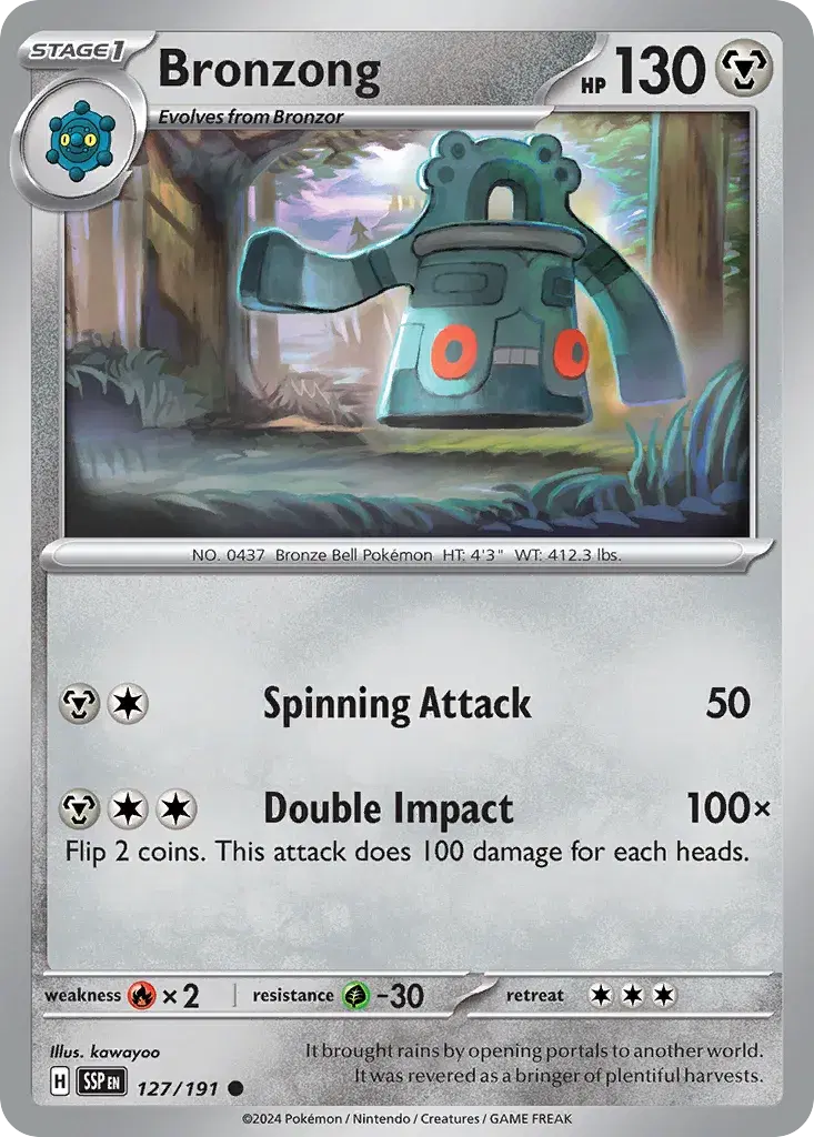 Bronzong Surging Sparks 127