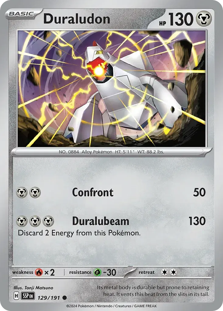 Duraludon Surging Sparks 129