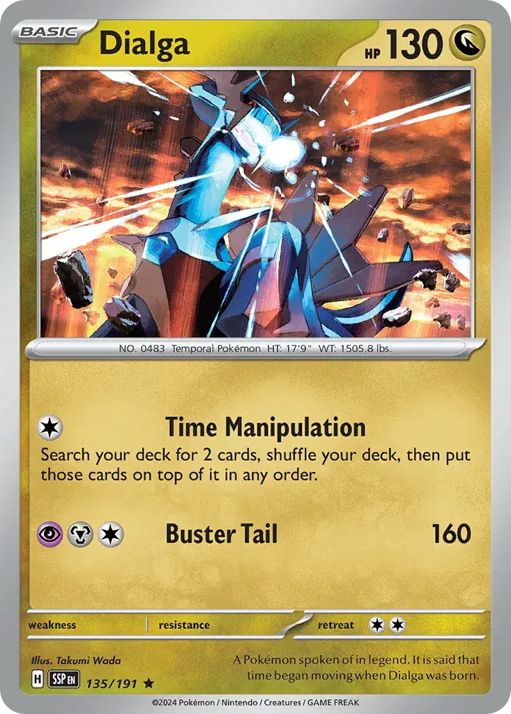 Dialga Surging Sparks 135