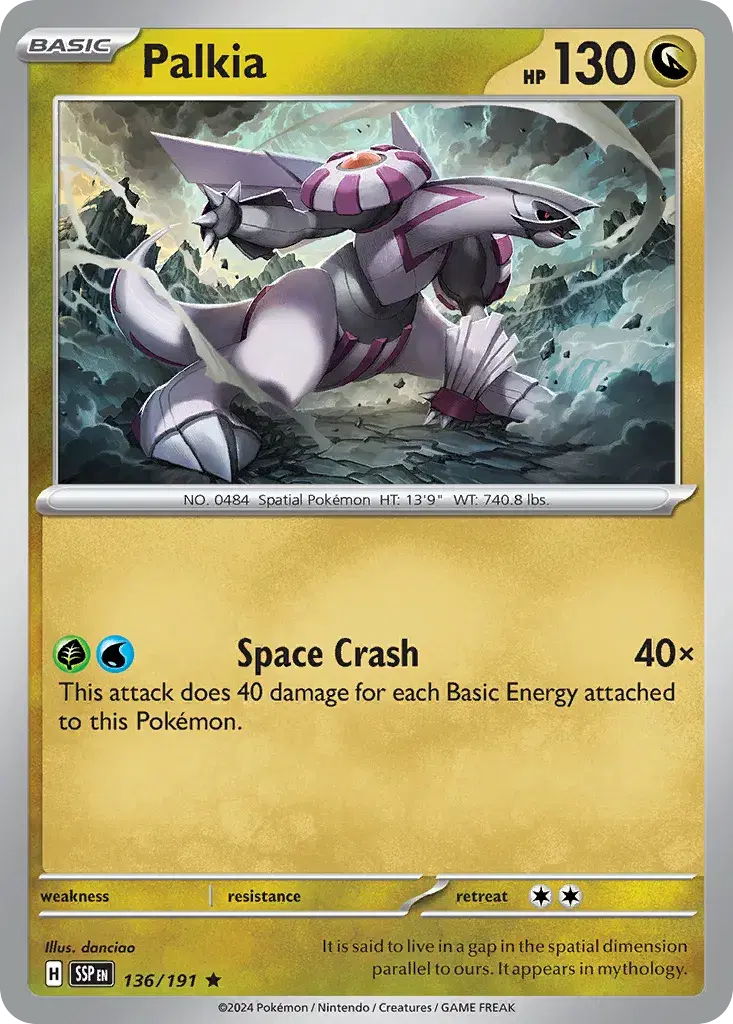 Palkia Surging Sparks 136