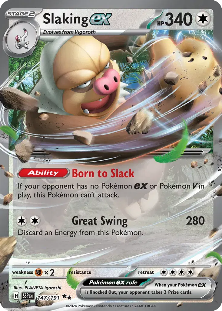 Slaking ex Surging Sparks 147