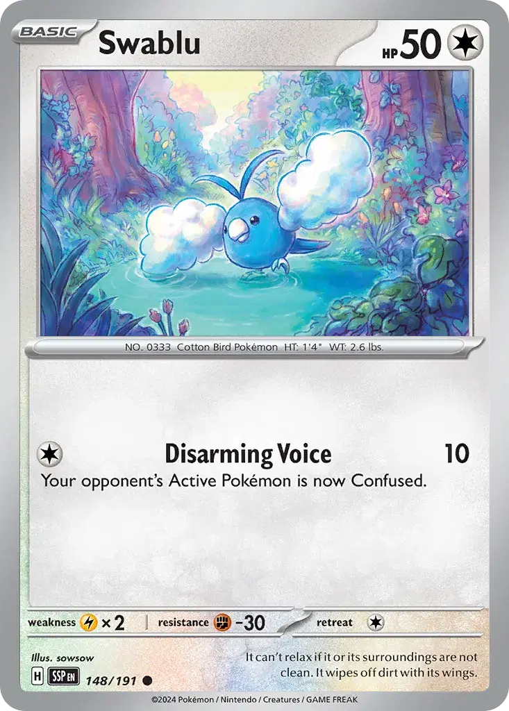 Swablu Surging Sparks 148